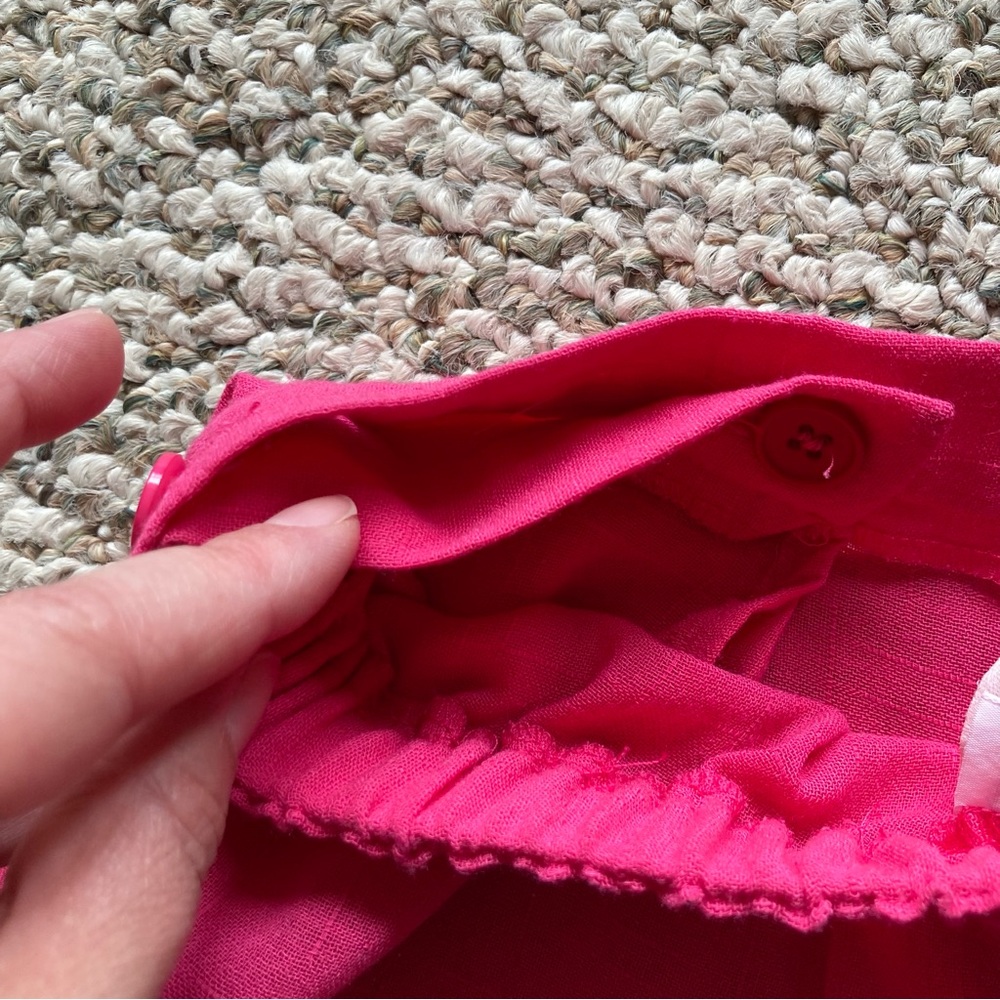 5/$15 Vintage Lloyd Williams Bright Pink Lightweight Pants 12 - Picture 9 of 10